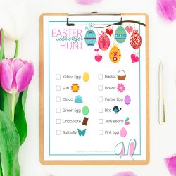 Easter Scavenger Hunt - Free Printable | The Budget Mom